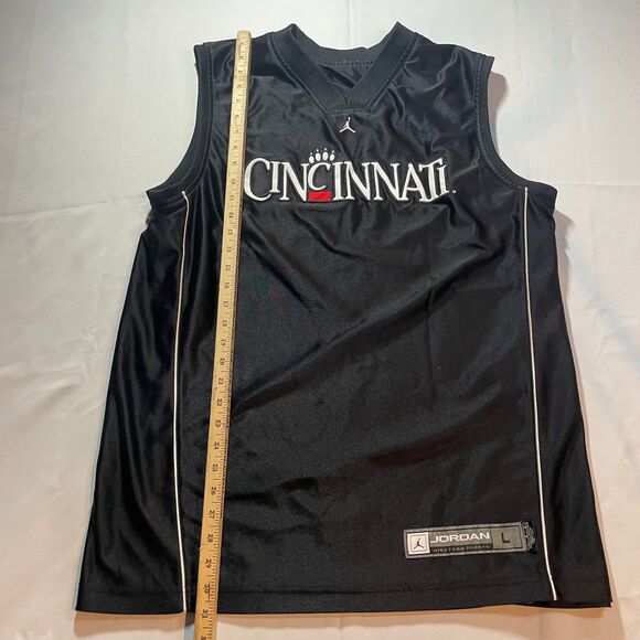 Vintage 90s Jordan Cincinnati Basketball Jersey Mens Large NCAA REVERSIBLE - Picture 2 of 5